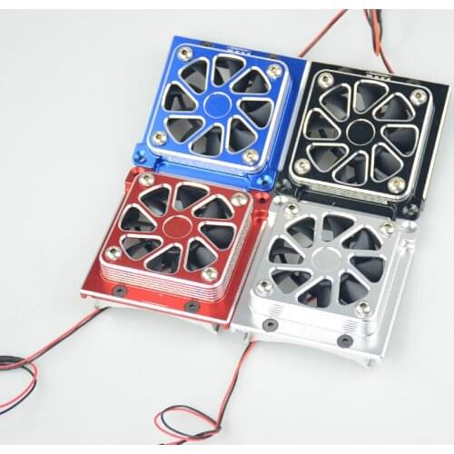 Aluminum Alloy Cooling Fan (large Size and High Power Version) for 1/5 Traxxas X Maxx Rc Car Parts