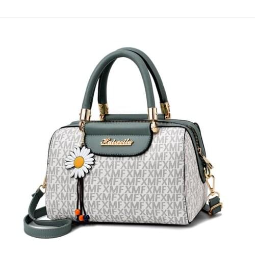 High Quality Printed Boston Womens Bags 2021 New Winter Female Pillow Bag Shoulder Handbag All-match Messenger Bags