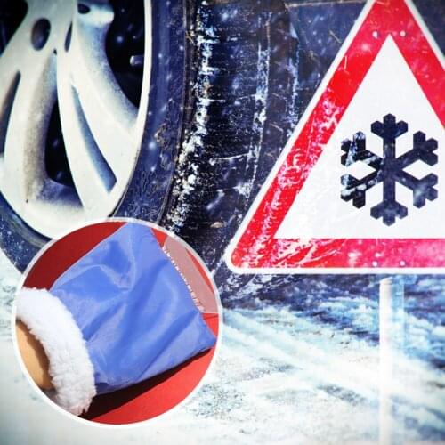 1pc Car Clean Ice Scraper Window Warm Gloves Winter Snow Shovel Removal Tools for Unique Parts Portable Car Ornaments