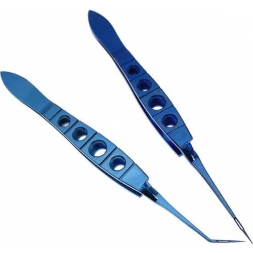 2pcs Titanium Akahoshi Phaco Prechopper Curved Straight head Ophthalmic Instrument