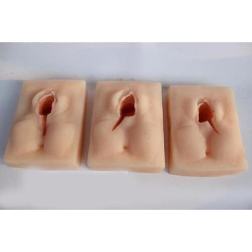 3pcs set Advanced vulva suture practice model Perineal incision practice model Episiotomy suture model