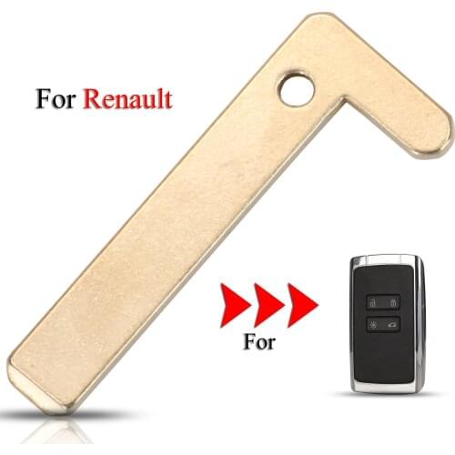 Kutery Car Key Blade For Renault Espace Megane Talisman Kadjar Remote Smart Card Key Uncut Insert Blank