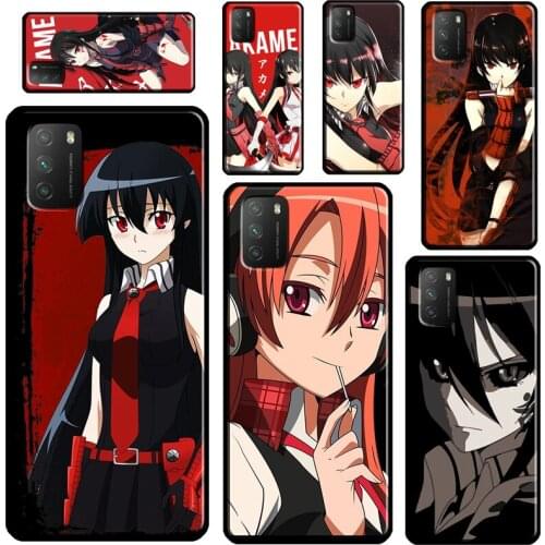 Akame Ga Kill Anime For POCO X3 Pro M3 F1 F2 F3 Phone Case For Xiaomi Mi 11 Lite 9 10 A3 Mi 11 Ultra 10T Pro