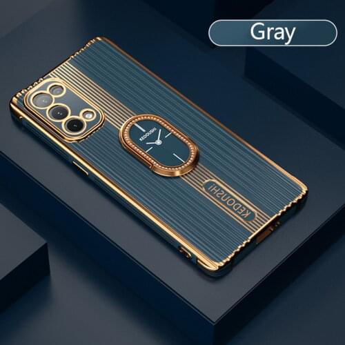 Ring bracket case for OPPO Reno 5 Pro Reno5 Case Slim Soft TPU Back Holder Cover for OPPO Reno 4 Pro 5G Fundas