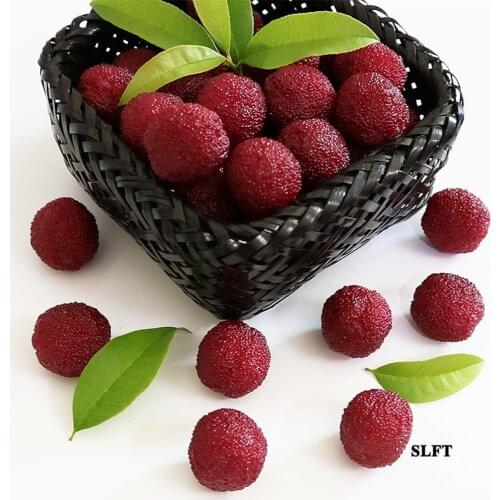 Home hotel cafe bar Shop Store decoration display props faux Artificial Fruit fake Simulation red bayberry waxberry model