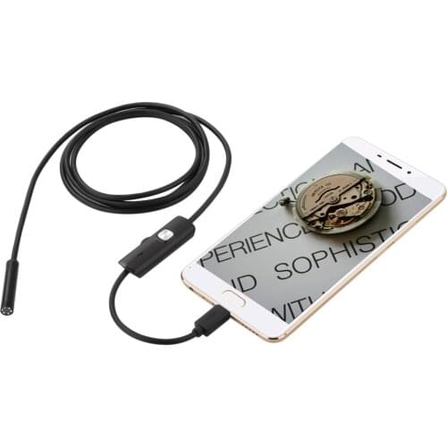1M 2M 5M 3.5M 7mm Lens Inspection Pipe Endoscope Mini USB Camera Snake Tube with 6 LEDs Borescope for Android Phone PC