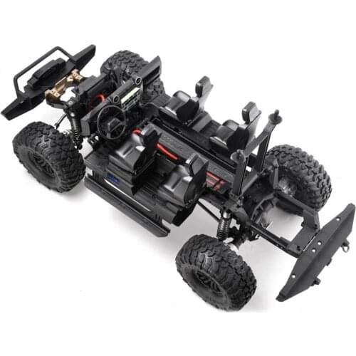 Interior Simulation Center Console Seat Steering Wheel Modification For TRAXXAS TRX-4 Defender Seat Instrument Panel