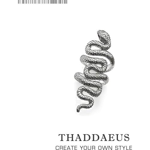 Silver Snake Ring,Europe Style Glam Fashion Good Jewerly For Women,2017 Gift In 925 Sterling Silver,Super Deals