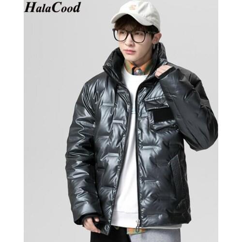 HALACOOD Winter New Jacket 90% White Duck Down Men Ultra Light Thin Jackets Slim Warm Coat Basic Outwear Windproof Parkas coat