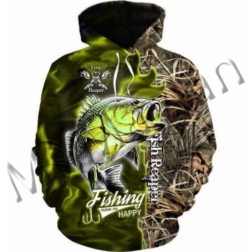 Fashion Animal Fish Reaper Art Men Women Casual Sportswear Funny 3D Print Streetwear Hoodie/ Sweatshirt / Jacket / Harajuku S-12