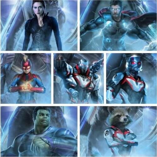 Disney Marvel 5D DIY Diamond Painting Avengers Captain America Hulk Diamond Mosaic Embroidery Cross Stitch Kits Home Decor Gift