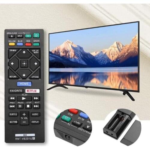 New RMT-VB201U Replaced Remote for Sony Blu-ray BDP-S3700 BDP-BX370 BDP-S1700