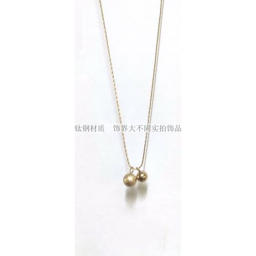 Gold Color Stainless Steel Necklace for Women Best Quality Chain Pendants Necklaces Wedding JewelStainless Steel