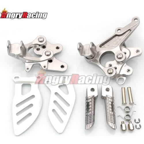 Motorcycle Front Foot Pegs Footrests Pedals For Suzuki GSXR 600 750 GSXR600 GSX-R GSXR750 2011-2017 L1 L2 L3 L4 L5 L6 L7