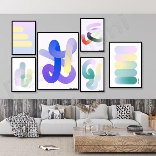 Gradient poster, gradient decoration, affiche pastel print, affiche arc en ciel decorate your perfect home poster