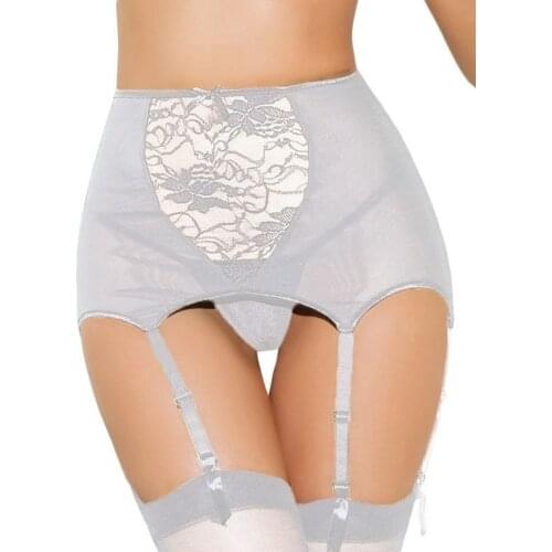New Women Sexy Garter Belt High Waist Mesh Suspender Belt Female Elastic Sexy Lingerie Garters Night Club
