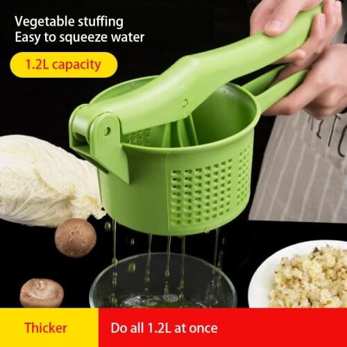 Hand Press Vegetable Squeezer Dumpling Stuffing Dehydrator Fruit Squeezer Water Remover Extruder Kitchen Accessories Gadget