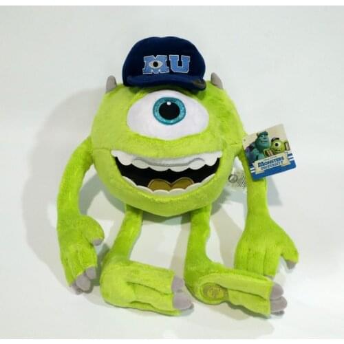 Monster University 25cm Mike Plush Toys Dolls Monsters, Inc. Cartoon Stuffed Plush Toys Birthday Present Decoration