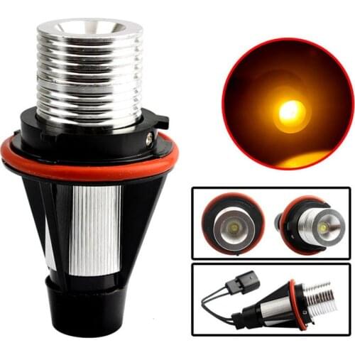 Yetaha 2Pcs 6000K 5W LED Angel Eyes Marker Lights Bulbs CREE LED for BMW E39 E59 E53 E60 E31 E63 E64 E65 E66 E83 E87 Car Parts