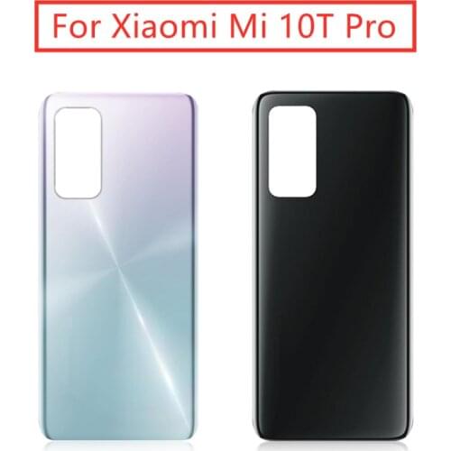 For Xiaomi Mi 10t Pro Battery Back Cover Rear Door Housing Side Key For Mi 10t Pro Replacement Repair Spare Part