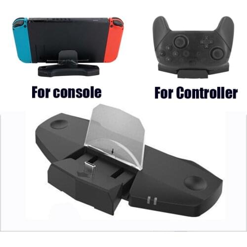 Charging Dock For Nintendo Switch / Switch Lite Mini Console Switch Pro NS Controller Novel Charger Mount Stand Station