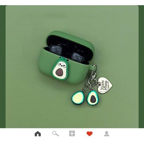 Charging case For Jabra 75t / 85t Case Cute Avocado Cartoon Silicon Protect Cover for Jabra 85t Wireless Earphone Case Coque