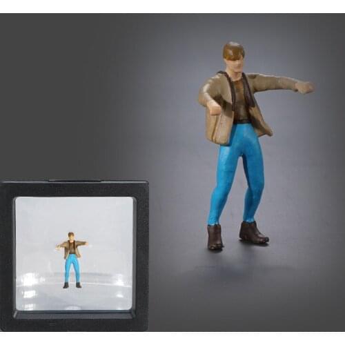 1:64 PVC Figures Model Doll Character Model for Sand Table for Gifts