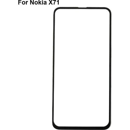 2PCS For Nokia X71 Touch Screen Digitizer TouchScreen Glass panel For Nokia X 71 TA-1172 Without Flex Cable Parts