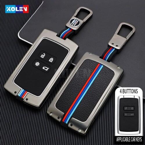 Zinc alloy Car Key Cover Case For Renault Koleos Kadjar Scenic Megane Sandero Espace Clio Captur Kangoo Laguna Talisman Twingo