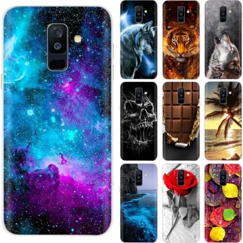 Case For Samsung Galaxy A6+ A6 Plus 2018 A605 A605F Case Soft Silicone TPU Cover For Samsung A6 2018 A600 A600F Case Coque Funda