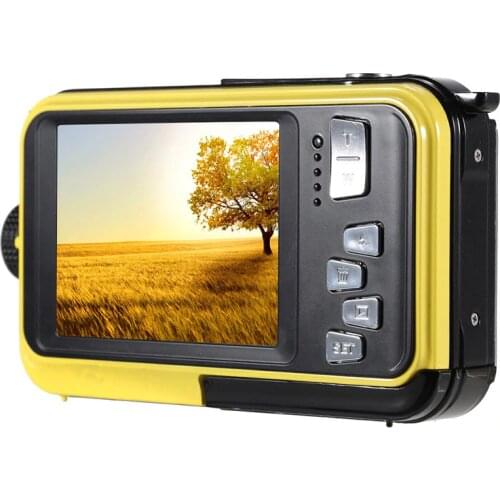 2.7inch 48MP Underwater Waterproof Digital Camera Dual Screen Video Camcorder Camera Children Portable Mini Digital Camera