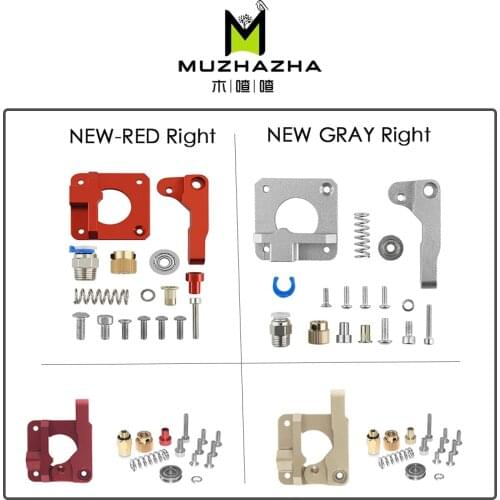 3D Printer Parts MK8 Extruder Aluminum Alloy Block Bowden Extruder 1.75MM Filament Extrusion For MK8 CR10 CR-10S Ender 3 Pro