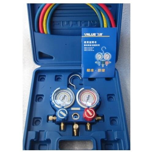 Fluoride table VMG-2-R410A-B frequency conversion air conditioning table refrigerant refrigerant pressure gauge
