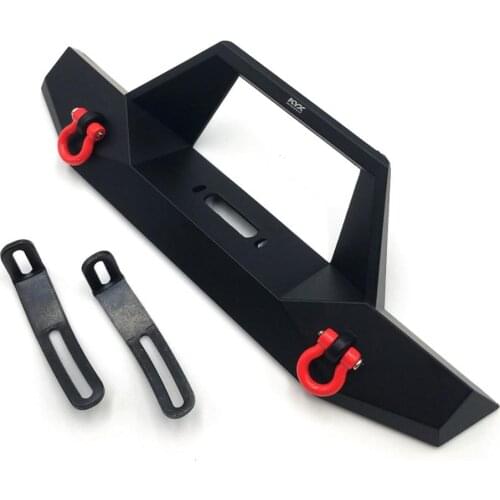 KYX Racing Metal Front Bumper for 1/10 RC Crawler Car Axial SCX10 II 90046 Traxxas TRX-4 TRX4