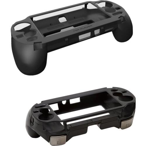 Matte Hand Grip Handle Joypad Stand Case Shell Protect with L2 R2 Trigger Button For PSV1000 PSV 1000 PS VITA 1000 Game Console