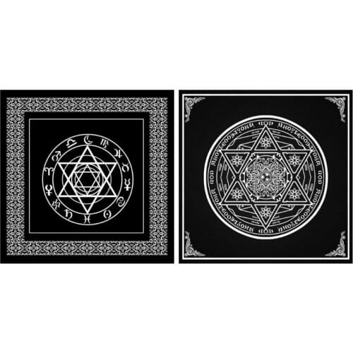 2021 New Board Games Card Pad Tarot Tablecloth Rune Divination Altar Patch Table Cover