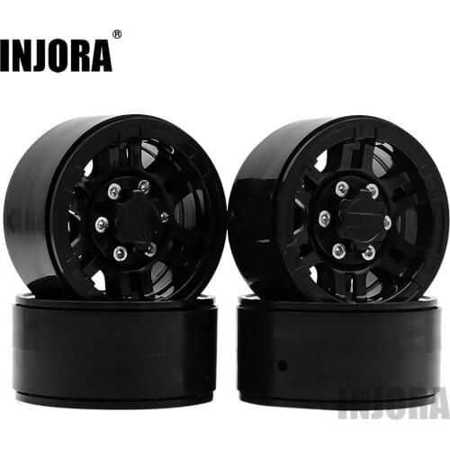 4PCS High Quality Plastic 1.9 Inch Beadlock Wheel Rim for 1:10 RC Crawler Axial SCX10 TAMIYA CC01 D90 D110 Wheel Hub