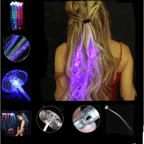 Lighting LED Hair Braid Clip Hairpin Multicolor Flash Light Birthday For Easter New Party Dance Celebration Supplies 5ZHH065