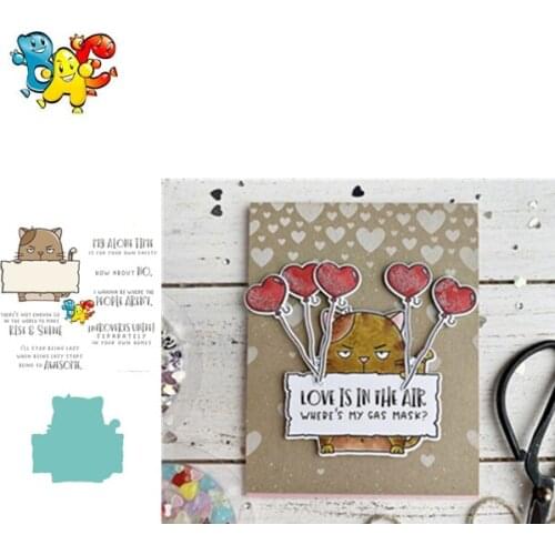 Cat Transparent Clear Stamps for DIY Scrapbooking/Card Making/Kids Christmas Fun Decoration Supplies