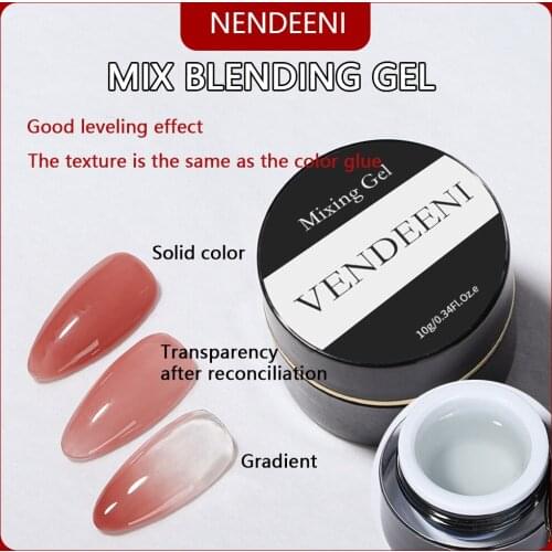 Vendeeni Blending Soak Off UV LED System Mixing Gel For All Kinds Of Nail Polish Manicure Nail Varnish Decoration