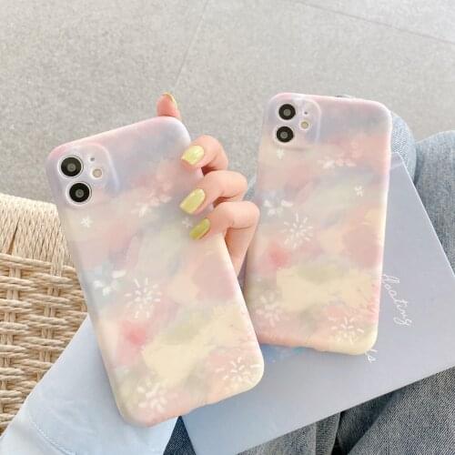 Retro firework simple Korean art Phone Case For iPhone 11 Pro Max case Cute soft cover For iPhone XS Max XR X 7 8 Plus SE Case