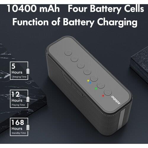 High Power X8 Plus Subwoofer 3 Speakers 80W Soundbar 10400mAh X8Plus Portable Boombox Sound Column Speaker Suporrt USB/TF/AUX