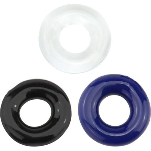 Silicone Cock Penis Ring Condoms Enlargement For Men Extender Time Delay Intimate Goods Sex Toys for Men Reusable Condom