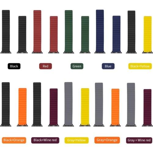 Silicone Magnetic Watch Band for Apple Watch 40mm 44mm Men & Women Sports Wristband for Iwatch SE 42mm 38mm Series 6 5 4 3 2 1