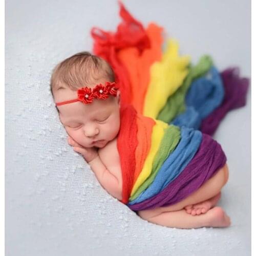 Super Comfortable Newborn Stretch Wrap Swaddle Baby Photography Blankets Newborn Shooting Baby Basket Filler New born Baby