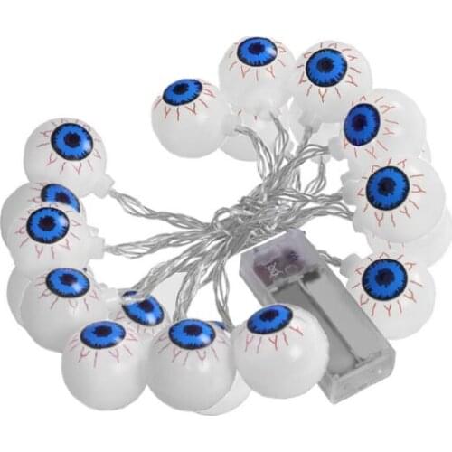 Halloween Ghost Eyes Ball String Lights Waterproof Horror Nights Decoration for Festive Season Party Xmas Party Decoration 20