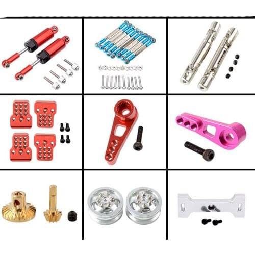 WPL C34 Rock Crawler 1/16 Model Car pgrade Parts Wheel Hub/Shock Absorber Pushrod/Servo Arm/Drive Shaft/Driven Gears