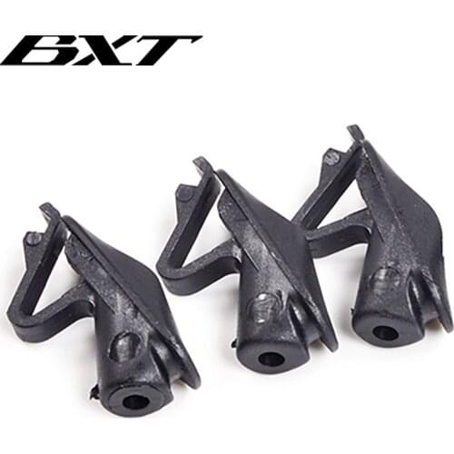6PCS Bicycle Frame Embedded Brake Shifter Line Pipe Cable Tube Buckle Housing Fixed Device Cycling Single Hole Wire Tube Clamp