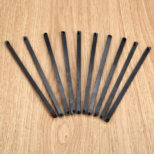 10pcs/lot 6 inch 24T Mini Hacksaw Blades Multifunctional Carbon Steel Hand DIY Model Manual Woodworking Saw Blade 150mm Tools