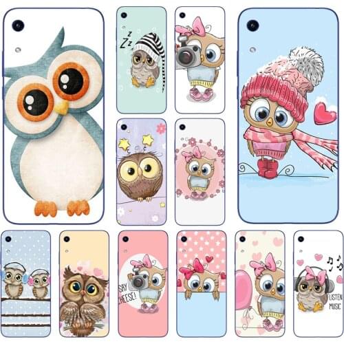 29Cute Owl Hearts Lover Christmas Silicone TPU Protective Cover Phone Case On For Huawei Honor 8A 8S 9A Prime 10i 20i Case Soft